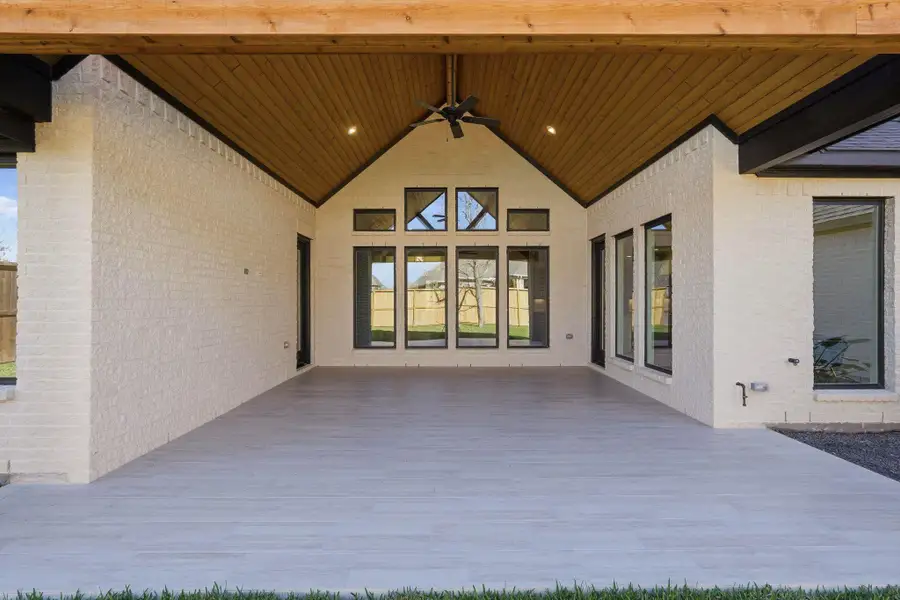 Exterior details and patio area of a home in Mostyn Manor Reserve, Magnolia (Image 4). Exterior details and patio area of a home in Mostyn Manor Reserve, Magnolia (Image 4).