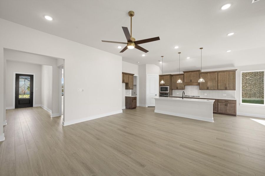 Spacious, unfurnished interior of a new home in Inspiration Collection at View at the Reserve, Mansfield (Image 13). Spacious, unfurnished interior of a new home in Inspiration Collection at View at the Reserve, Mansfield (Image 13).