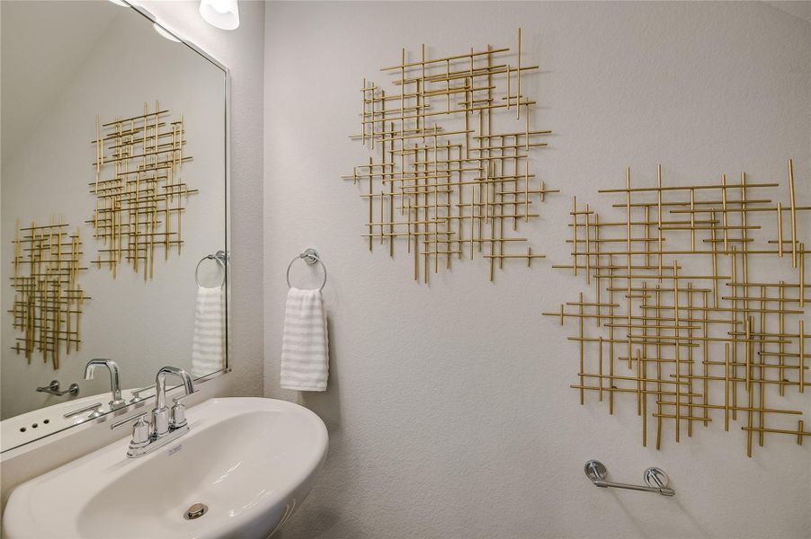 Powder Bathroom - Staged