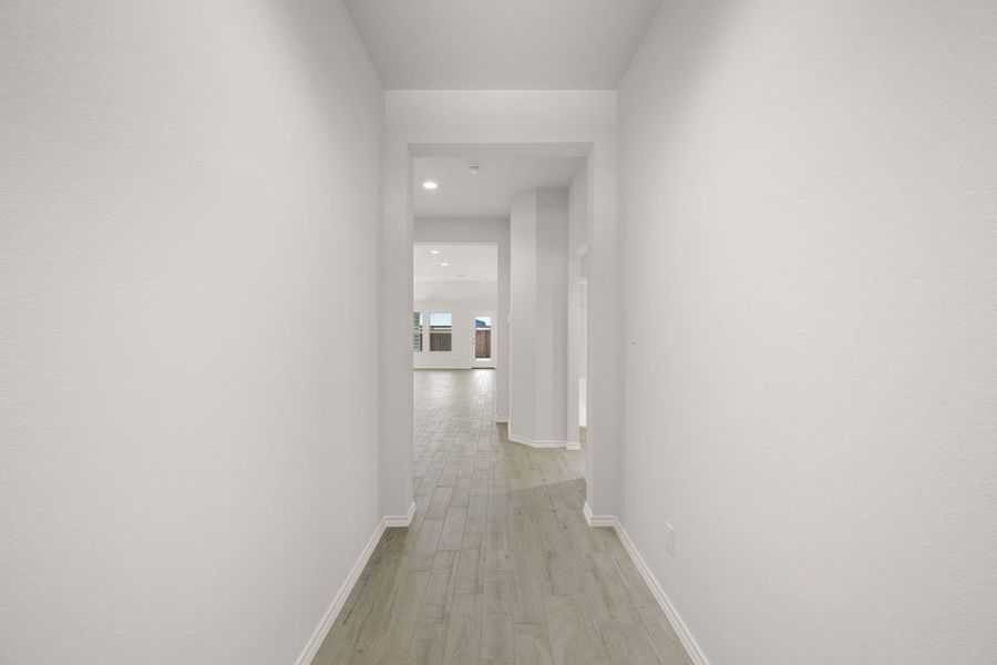 Representative exterior photo of a completed home built from the Austin by Impression Homes in ValleyBrooke, Mesquite, TX (Image 5).