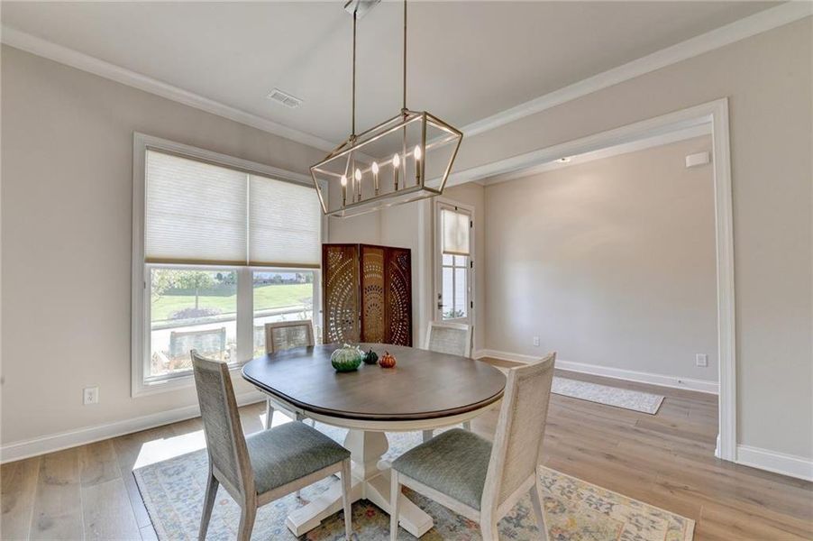 Furnished interior view inside a new home in , Canton (Image 37).