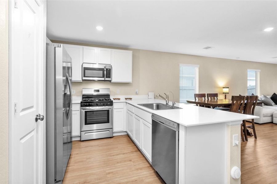 Furnished interior view inside a new home in , Sealy (Image 10). Furnished interior view inside a new home in , Sealy (Image 10).