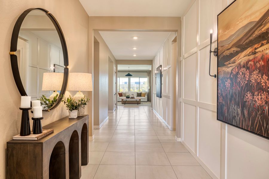 Representative furnished interior of a home built from the Holly Plan 5007 by Tri Pointe Homes in Abel Ranch, Goodyear (Image 5).