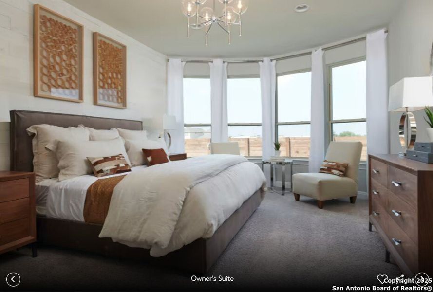 Furnished interior view inside a new home in , San Marcos (Image 8).