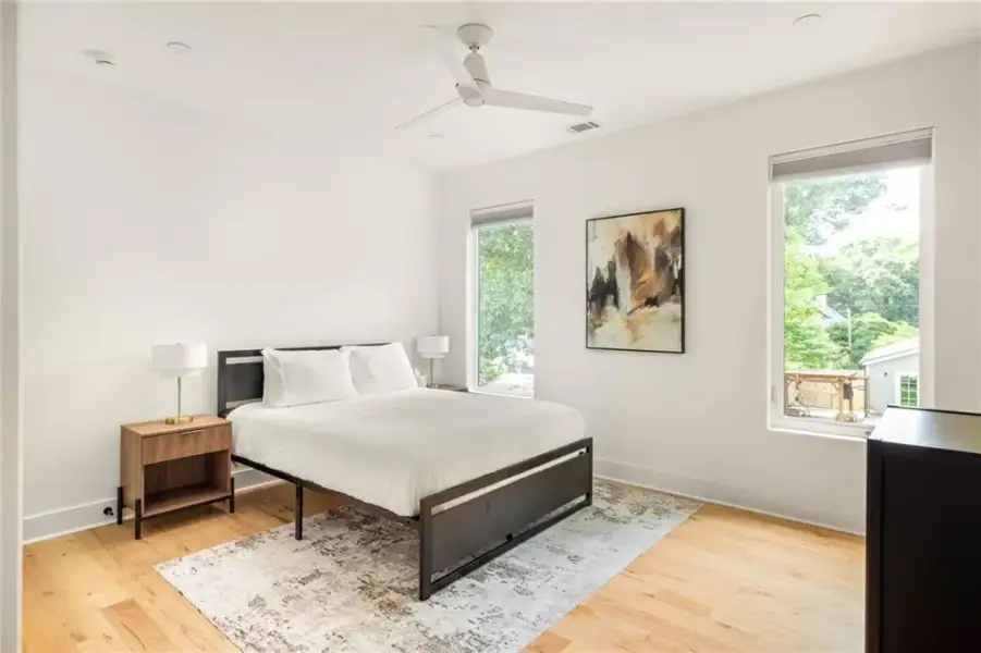 Furnished interior view inside a new home in , Atlanta (Image 27).