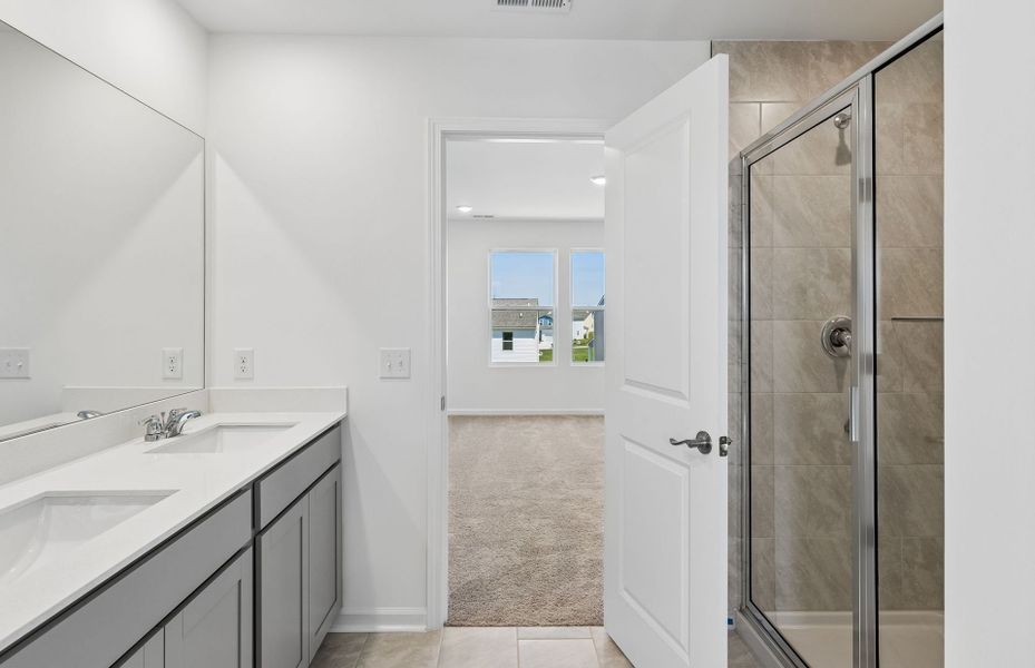 Furnished interior view inside a new home in Highlands of Carter's Station, Columbia (Image 6).