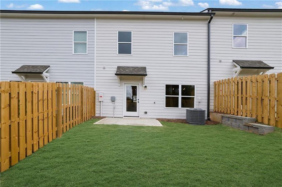 Exterior details and patio area of a home in , Ball Ground (Image 2). Exterior details and patio area of a home in , Ball Ground (Image 2).