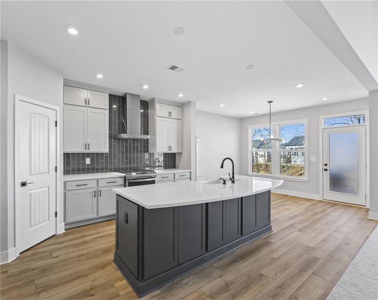 Furnished interior view inside a new home in , Hoschton (Image 13).