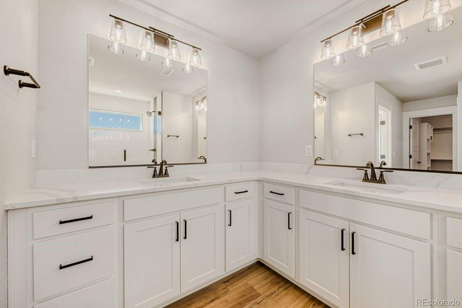 Furnished interior view inside a new home in Sterling Ridge in Sterling, Colorado Springs (Image 13). Furnished interior view inside a new home in Sterling Ridge in Sterling, Colorado Springs (Image 13).