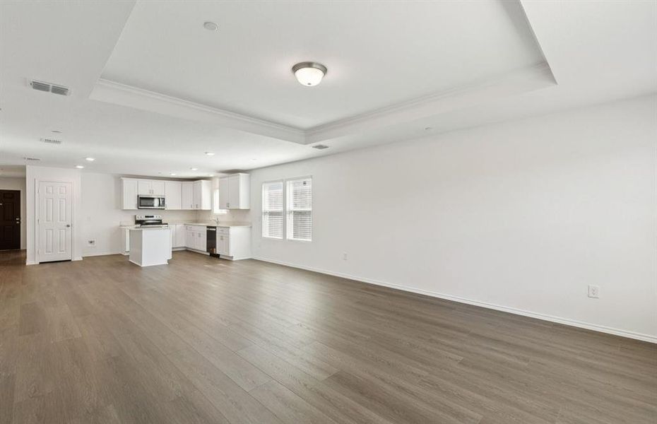 Gathering room with view of main living areas Gathering room with view of main living areas