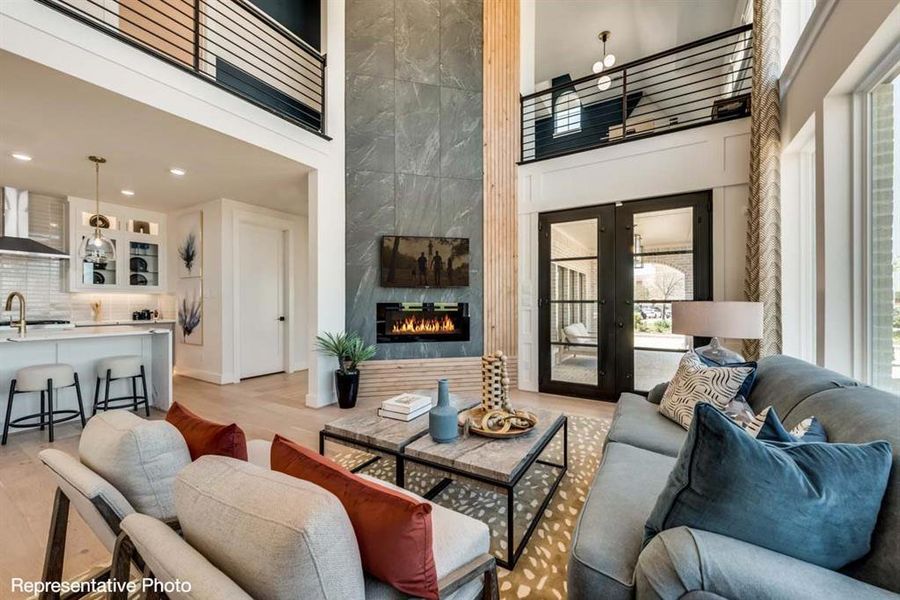 Furnished interior view inside a new home in Walton Ridge, Corinth (Image 17).