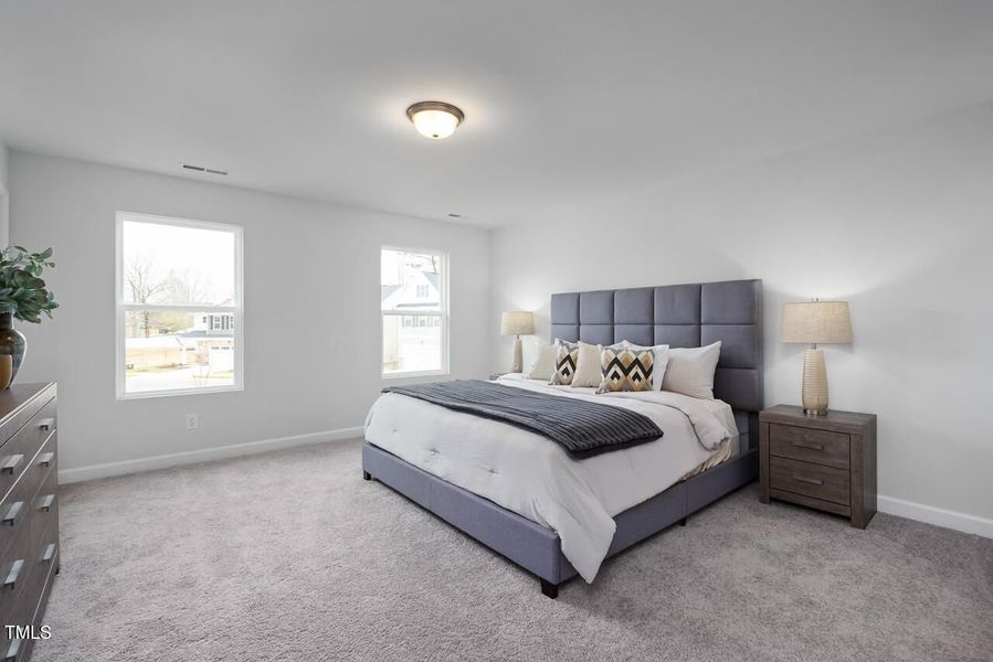 Furnished interior view inside a new home in Gregory Village, Lillington (Image 48). Furnished interior view inside a new home in Gregory Village, Lillington (Image 48).