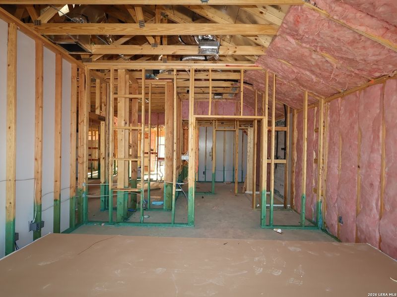 In-progress construction of a new home in Mesquite Ridge, San Antonio, TX (Image 23).