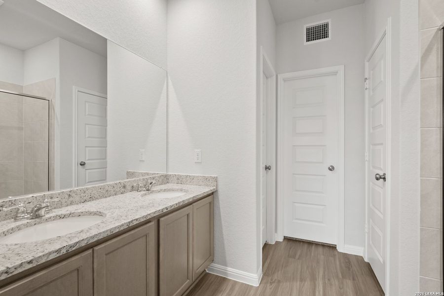 Furnished interior view inside a new home in Hunters Ranch, San Antonio (Image 7).