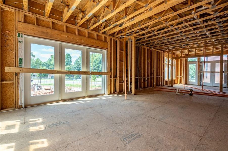 In-progress construction of a new home in , Atlanta, GA (Image 11). In-progress construction of a new home in , Atlanta, GA (Image 11).