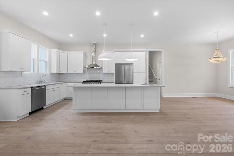 Furnished interior view inside a new home in , Statesville (Image 5).