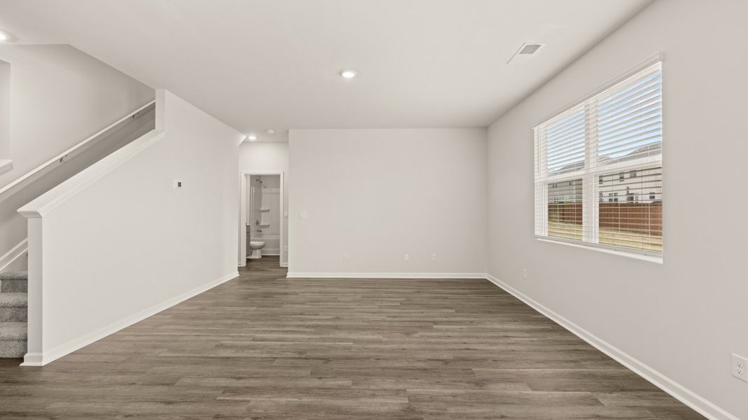 Representative unfurnished interior of a home built from the Hayden by D.R. Horton in Locust Grove Station - Cedar Ridge, Locust Grove (Image 16).