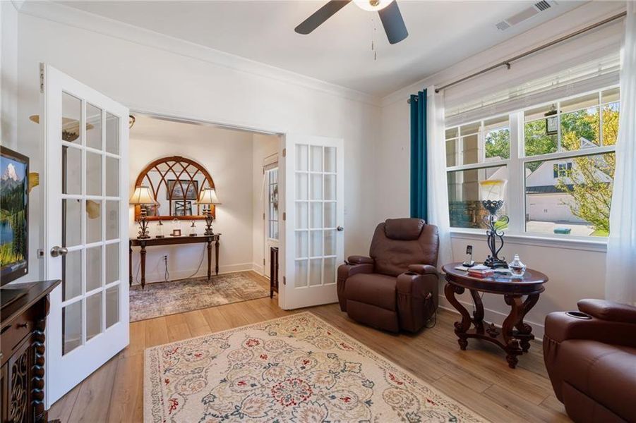 Furnished interior view inside a new home in Hickory Bluffs, Canton (Image 24).