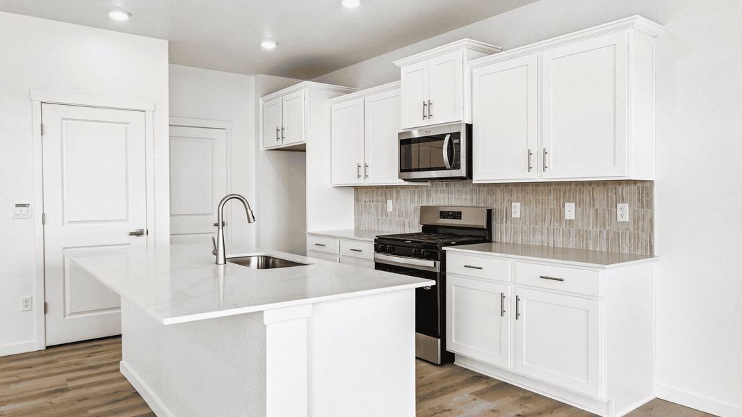 Furnished interior view inside a new home in Prairie Song, Windsor (Image 6).