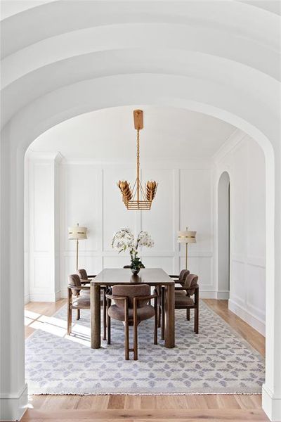 Furnished interior view inside a new home in , Dallas (Image 36).