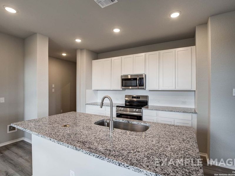 Furnished interior view inside a new home in Agave, San Antonio (Image 6).