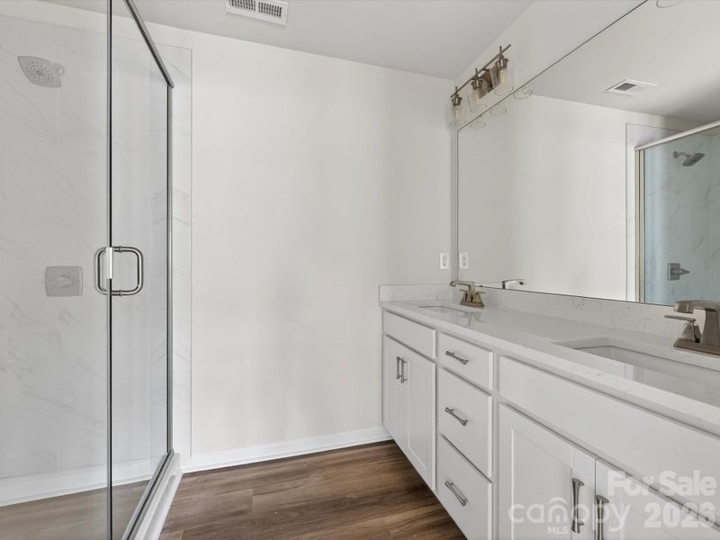 Furnished interior view inside a new home in North Creek Village, Huntersville (Image 9).
