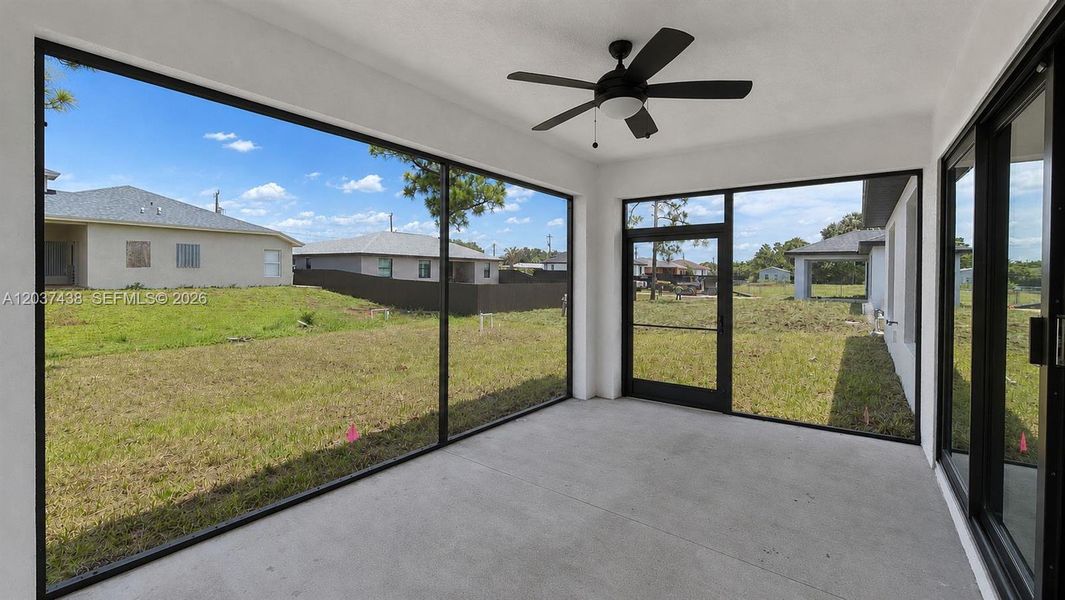 Exterior details and patio area of a home in , Lehigh Acres (Image 4).