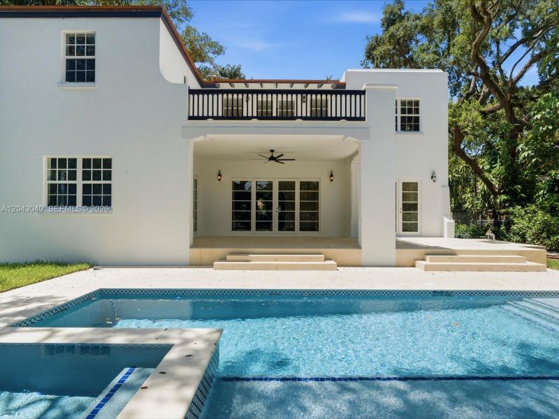 Exterior details and patio area of a home in , South Miami (Image 32).