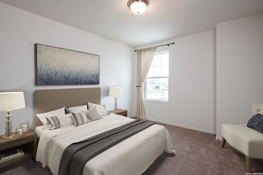 Furnished interior view inside a new home in Hennersby Hollow, San Antonio (Image 15). Furnished interior view inside a new home in Hennersby Hollow, San Antonio (Image 15).