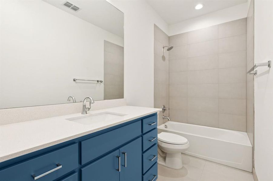 Furnished interior in a model home at Tillery Commons in Grapevine (Image 14). Furnished interior in a model home at Tillery Commons in Grapevine (Image 14).