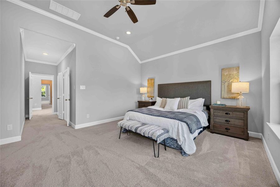 Furnished interior view inside a new home in , Houston (Image 12).