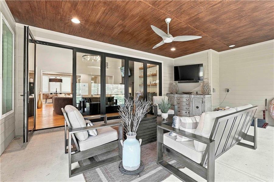 Exterior details and patio area of a home in , Newnan (Image 30).