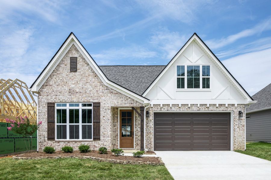 Representative exterior photo of a completed home built from the The Oxford by Greentech Homes LLC in The Thicket at Sedman Hills, Hixson, TN (Image 25).
