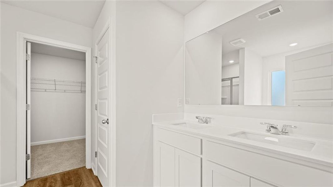 Furnished interior view inside a new home in Oakchase at Hampton, Hampton (Image 3).