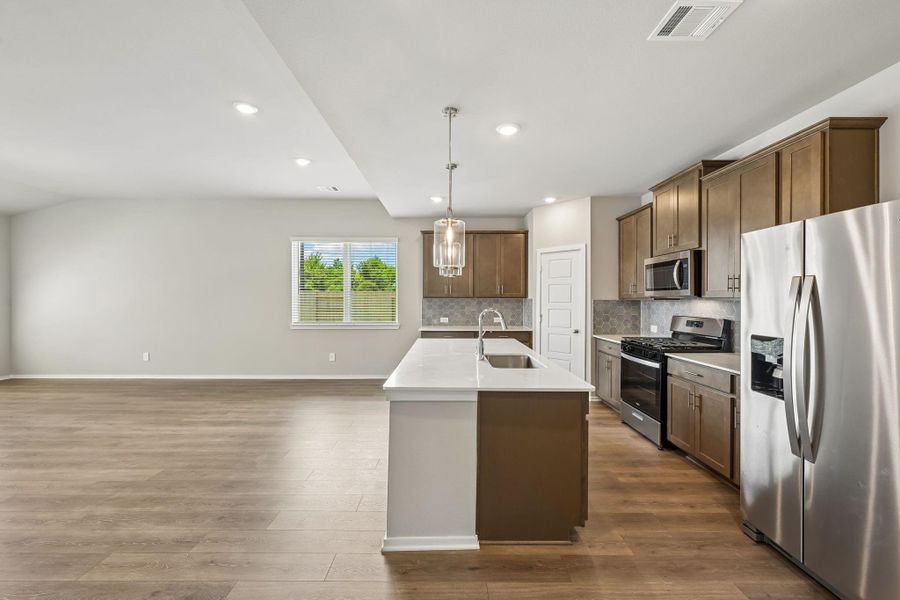 Furnished interior view inside a new home in Heights of Barbers Hill, Baytown (Image 15).