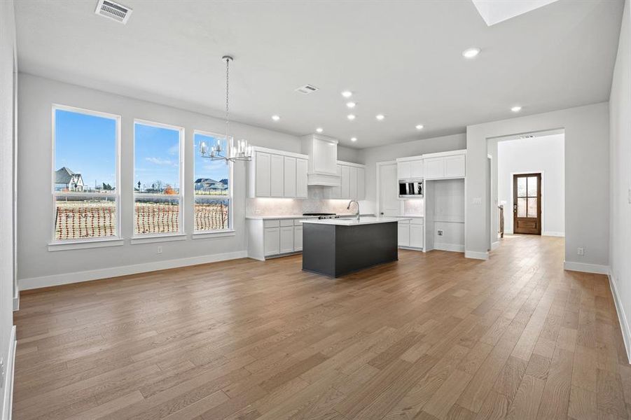 Spacious, unfurnished interior of a new home in The Heights at Uptown Celina, Celina (Image 6).