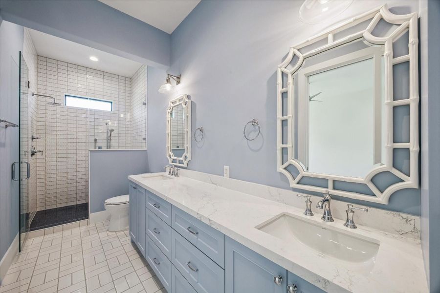 Furnished interior view inside a new home in , Houston (Image 19).