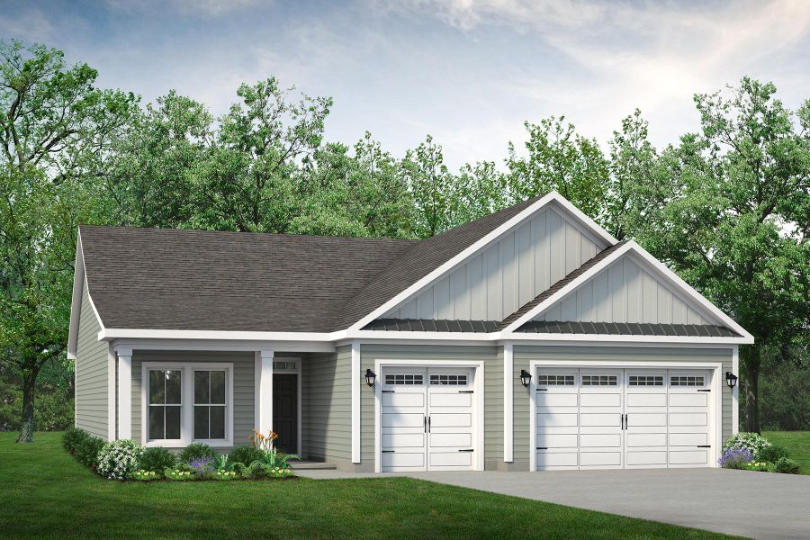 Representative exterior photo of a completed home built from the The Wave Crest by Chesapeake Homes in Coastal Club of the Carolinas, Calabash, NC (Image 20).