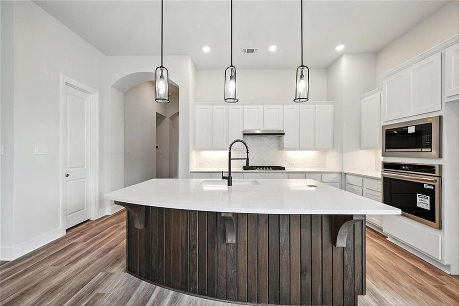 Furnished interior view inside a new home in Gateway Village - The Reserve: 50ft. lots, Denison (Image 6). Furnished interior view inside a new home in Gateway Village - The Reserve: 50ft. lots, Denison (Image 6).