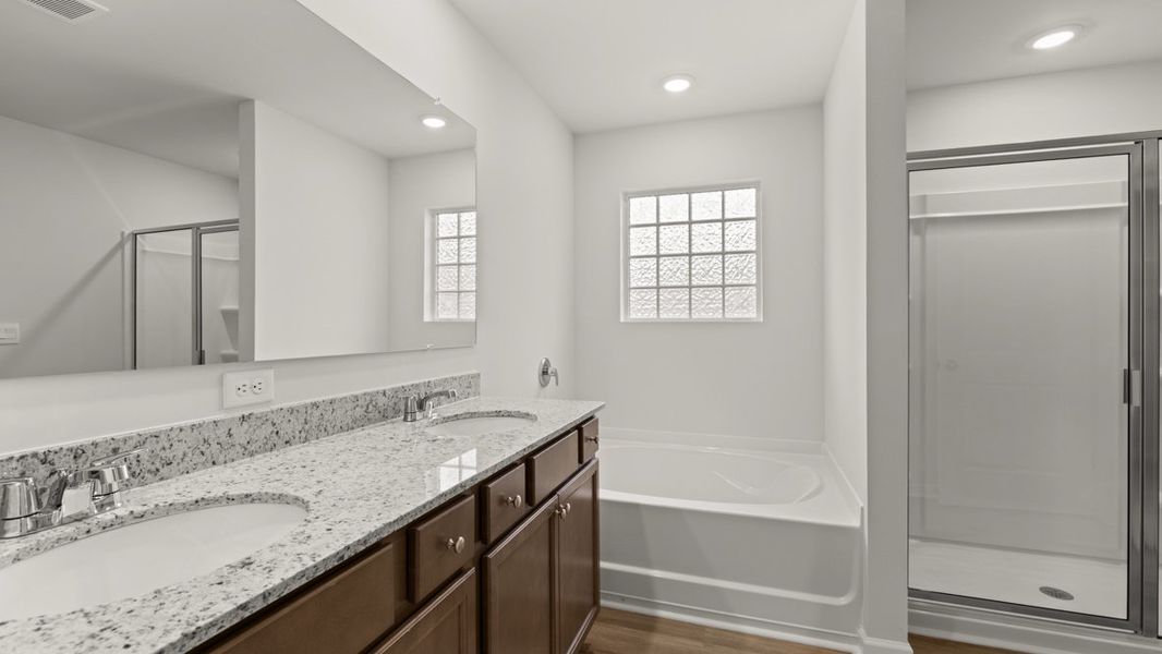 Representative furnished interior of a home built from the Green by D.R. Horton in Aurora Creek, Dallas (Image 9).