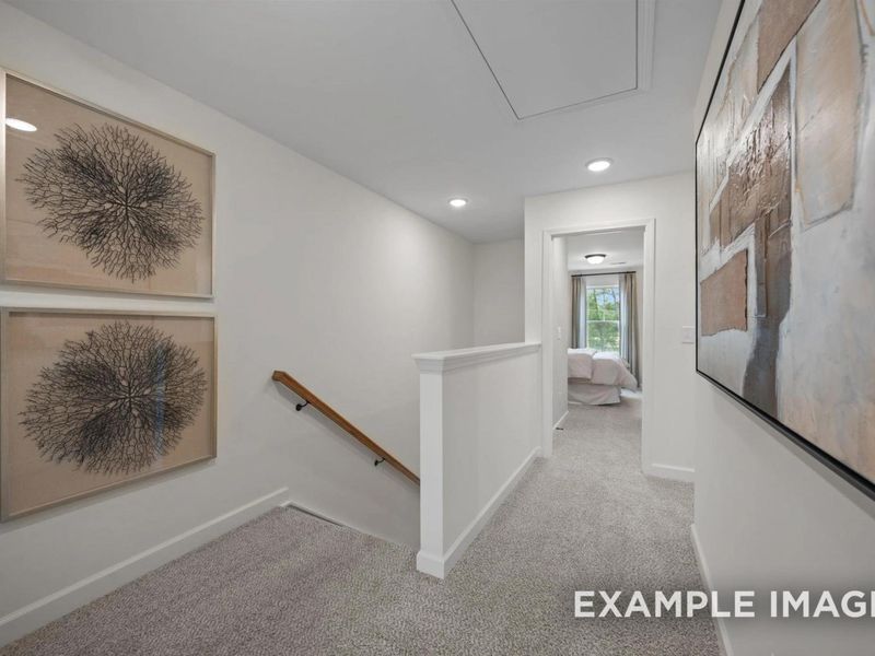 Furnished interior view inside a new home in Camden Park, Knightdale (Image 24).