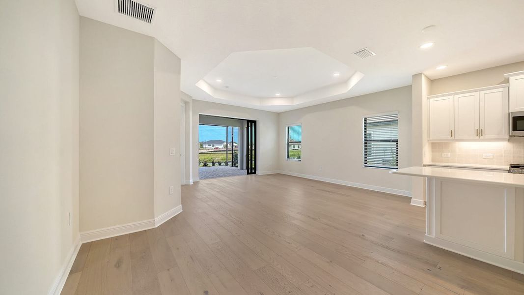 Spacious, unfurnished interior of a new home in Vistera of Venice Real Estate and Homes for Sale in Venice, FL - Neal Communities, Nokomis (Image 17).