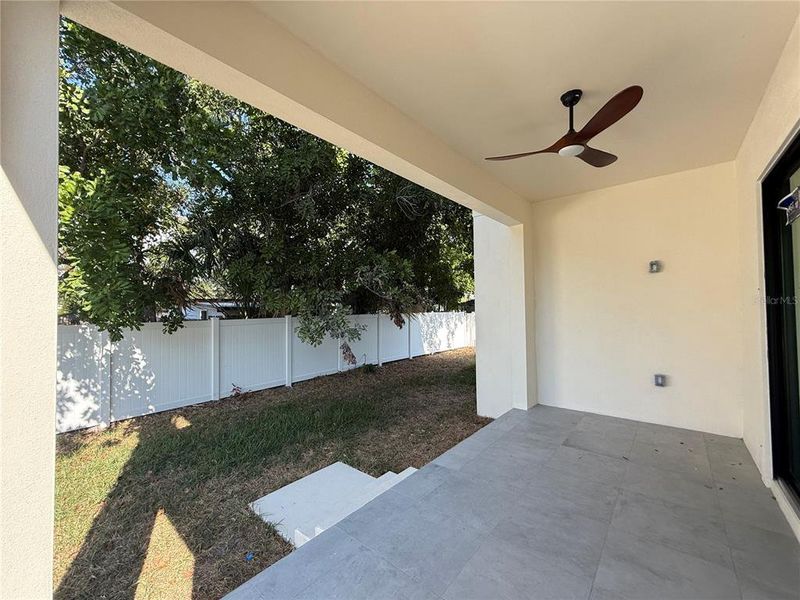 Exterior details and patio area of a home in , Tampa (Image 3).