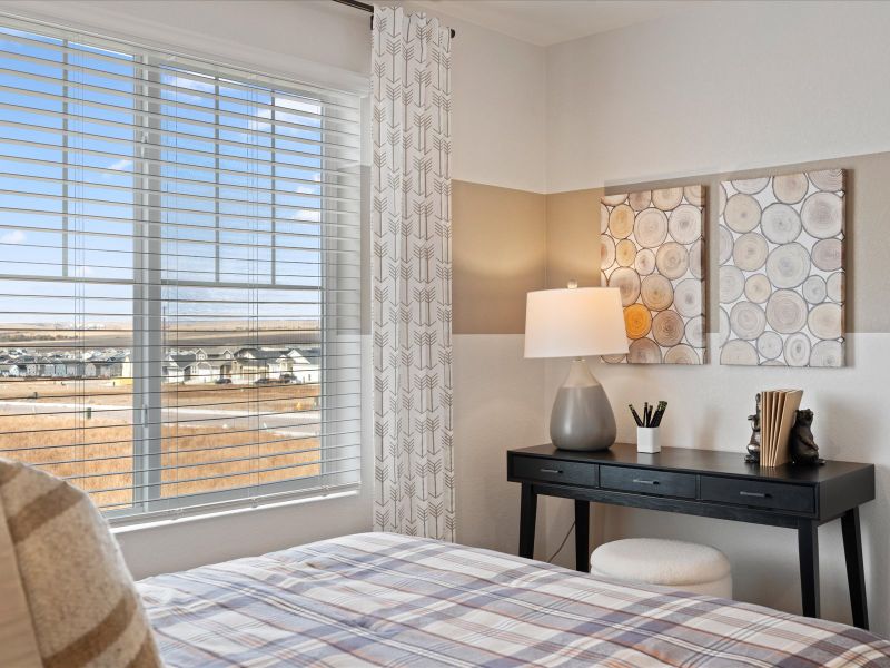 Furnished interior view inside a new home in Lorson Ranch: The Trail Collection, Colorado Springs (Image 14).