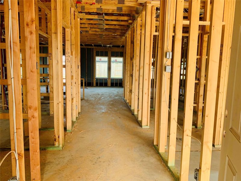 In-progress construction of a new home in Harrington Trails, New Caney, TX (Image 27).