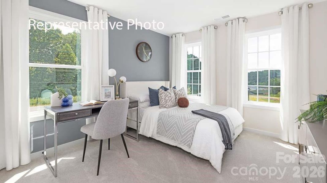Furnished interior view inside a new home in Sanctuary at Southgate, Indian Trail (Image 10).
