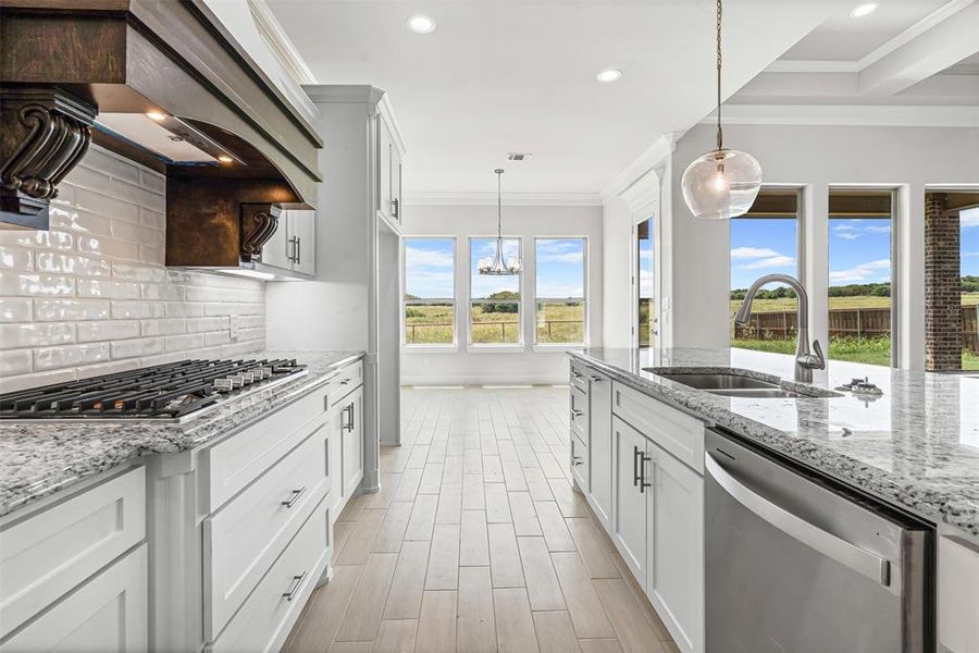 Furnished interior view inside a new home in , Godley (Image 5).