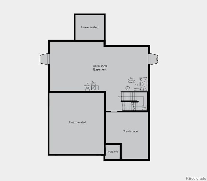 Structural options added include: covered outdoor living, unfinished basement, study, fireplace, 8x12' sliding glass door.