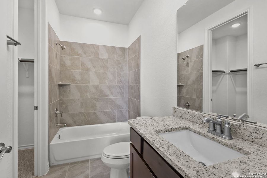 Furnished interior view inside a new home in Ladera, San Antonio (Image 43).