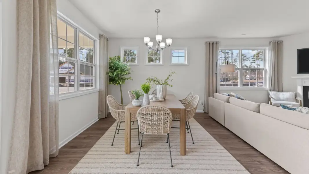Furnished interior view inside a new home in Chambray, New Bern (Image 12).